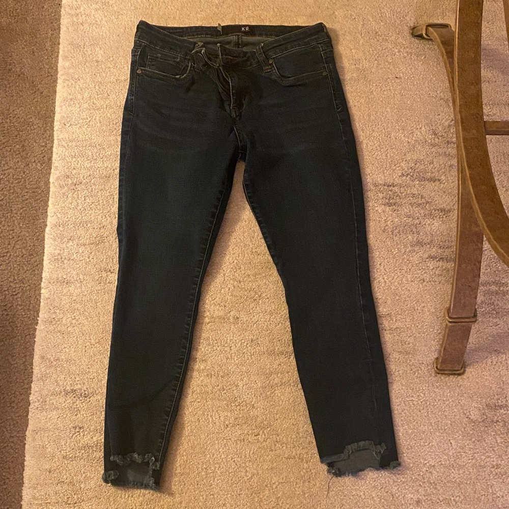 Kut from the Kloth Dark Wash Skinny Jeans